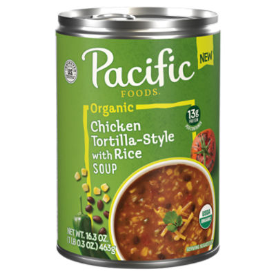 Pacific Foods Organic Chicken Tortilla Soup, 16.3 oz Can