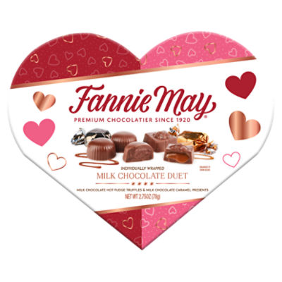 Fannie May Milk Chocolate Duet, 2.75 oz