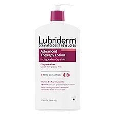 Lubriderm Advanced Therapy with Vitamin E and B5, Lotion, 32 Fluid ounce