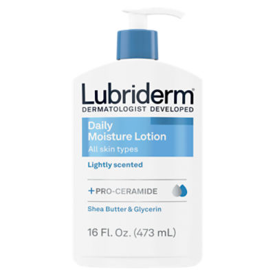 Lubriderm Daily Moisture Body Lotion + Pro-Ceramide, 16 fl. oz