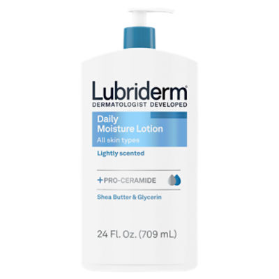 Lubriderm Shea Butter & Glycerin Daily Moisture Lotion, 24 fl oz, 24 Fluid ounce