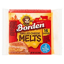 Borden Grilled Cheese Melts Singles, 12 Ounce