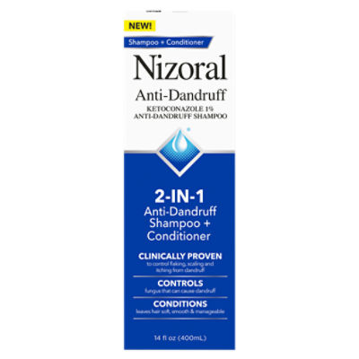 Nizoral 2-in-1 Anti-Dandruff Shampoo + Conditioner, 14 fl oz