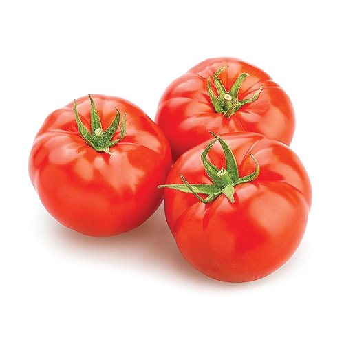 Large, thick flesh tomatoes. These are great eating sliced, with any meal or on salads.  
