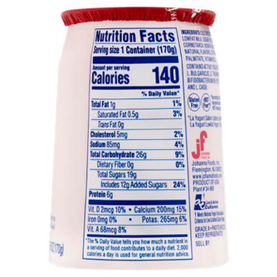 La Yogurt Probiotic Blueberry Blended Lowfat Yogurt, 6 oz