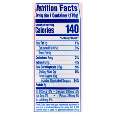 La Yogurt Probiotic Blueberry Blended Lowfat Yogurt, 6 oz