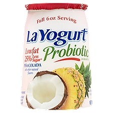 La Yogurt Probiotic Piña Colada Blended Lowfat Yogurt, 6 oz