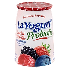 La Yogurt Mixed Berry, 6 Ounce
