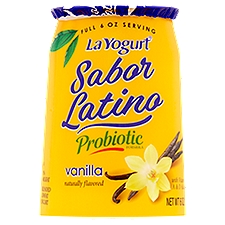 La Yogurt Sabor Latino Probiotic Vanilla Blended, Lowfat Yogurt, 6 Ounce