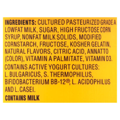 La Yogurt Sabor Latino Probiotic Vanilla Blended Lowfat Yogurt, 6 oz