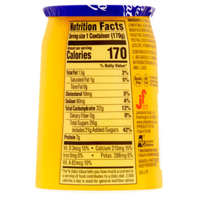 Yogur Líquido Mango-Vainilla 0,1% Materia Grasa Bio, 330 g