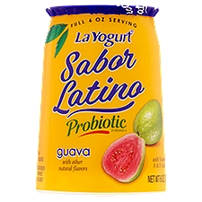 La Yogurt Sabor Latino Probiotic Guava Blended, Lowfat Yogurt, 6 Ounce