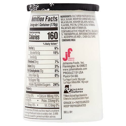 La Yogurt Probiotic Vanilla Blended