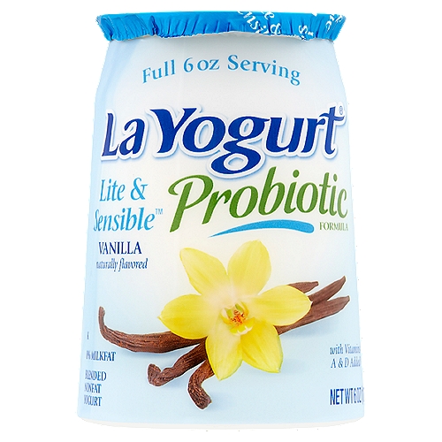 With other natural flavors. Probiotic