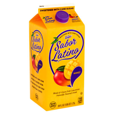 Ssips Sabor Latino Mango Naturally Flavored Drink, 59 fl oz
