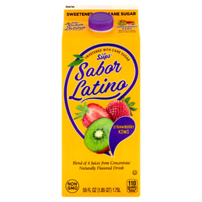 Ssips Sabor Latino Strawberry Kiwi Naturally Flavored Drink, 59 fl oz, 59 Fluid ounce