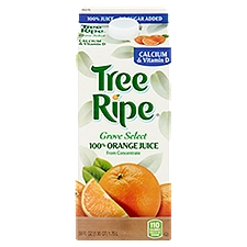 Tree Ripe Grove Select Calcium & Vitamin D 100% Orange Juice, 59 fl oz