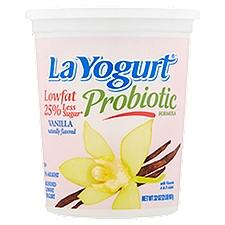 La Yogurt Probiotic Vanilla Blended Lowfat Yogurt, 32 oz