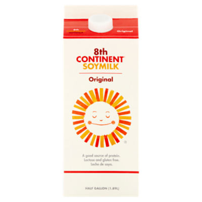 8th Continent Original Soymilk, half gallon