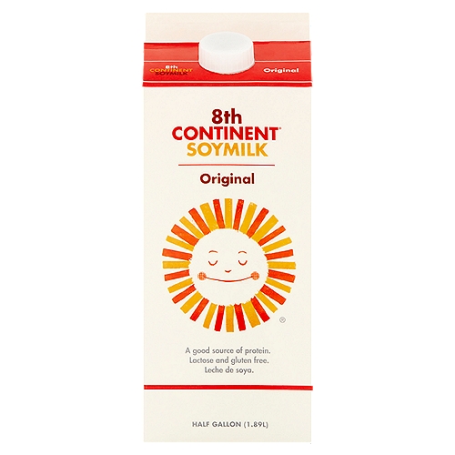 8th Continent Original Soymilk, half gallon