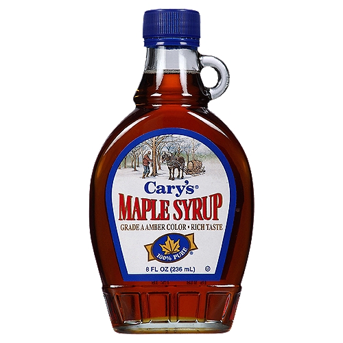 Cary's Grade A Amber Color Maple Syrup, 8 oz