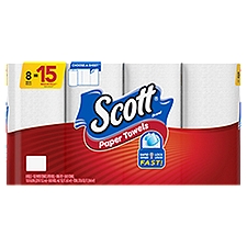 Scott Choose-A-Sheet Mega Rolls, Paper Towels, 816 Each