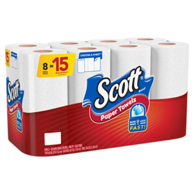Scott Choose-A-Sheet Paper Towels, 8 count