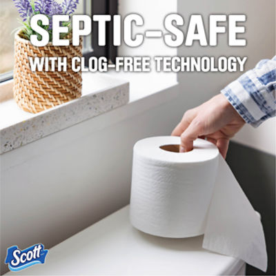 Scott 1000 Sheets Per Roll Toilet Paper, 30 Rolls, Bath Tissue