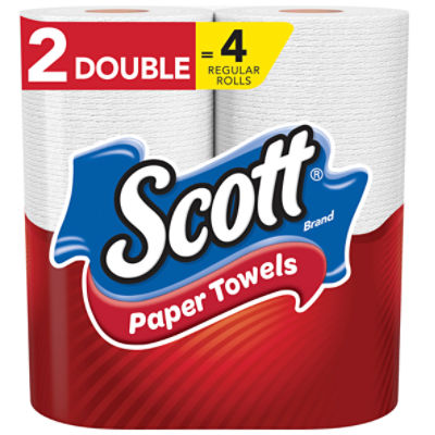 Scott Paper Towels, Choose A Sheet 12 Mega Rolls = 22 Regular