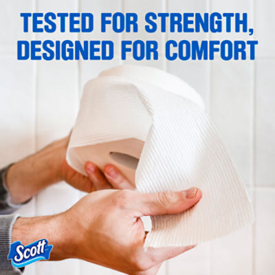 Scott ComfortPlus Bath Tissue, Comforting Clean, Cotton 36 Ct.- Toilet  Paper 