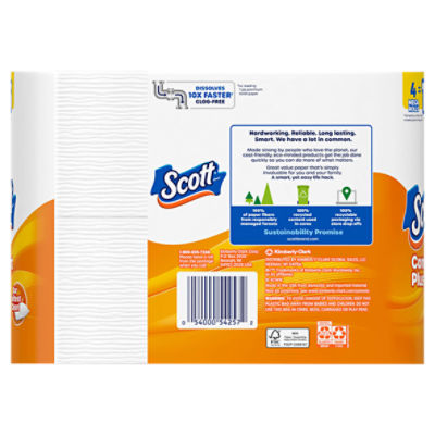 Scott ComfortPlus Toilet Paper 1-Ply