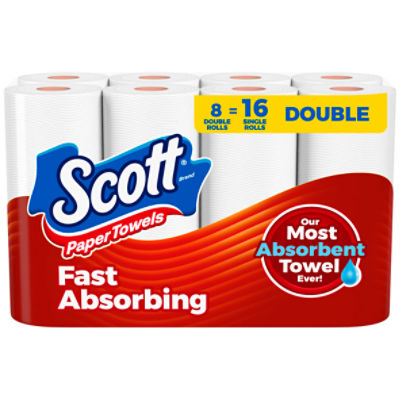Scott Choose-A-Sheet Paper Towels Double Rolls