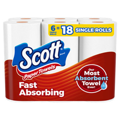 Scott Choose-A-Sheet Paper Towels Triple Rolls