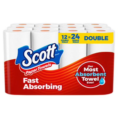 Scott Choose-A-Sheet Paper Towels Double Rolls