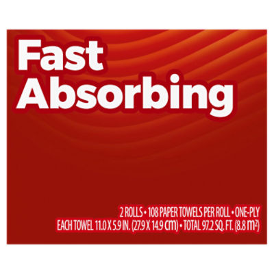 Scott Fast Absorbing Paper Towels, 2 count