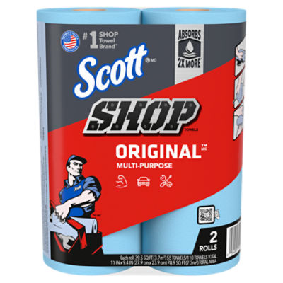 Scott Original Multi-Purpose Shop Towels, 2 count, 110 Each