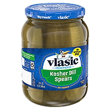 Vlasic Kosher Dill Spears Keto Friendly, Pickle, 32 Fluid ounce