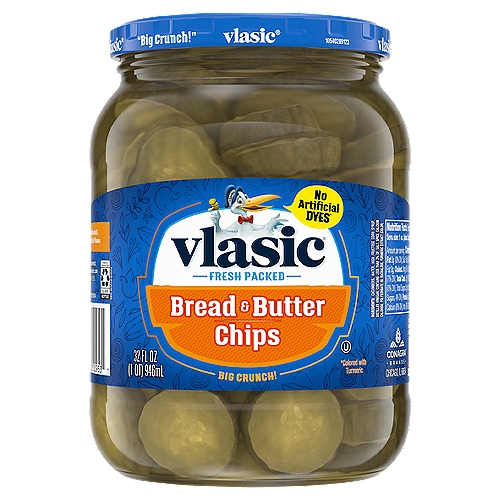 Vlasic Fresh Packed Bread & Butter Chips, 32 fl oz