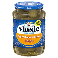 Vlasic Fresh Packed Zesty Bread & Butter Chips, 24 fl oz