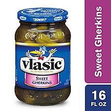 Vlasic Sweet Gherkins Pickles, 16 fl oz, 16 Fluid ounce