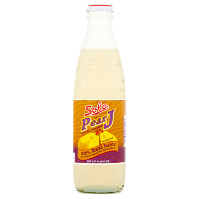 Solo Pear J Sparkling Juice Drink, 8 fl oz