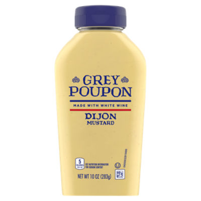 Grey Poupon Dijon Mustard, 10 oz Bottle