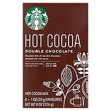 Starbucks Double Chocolate, Hot Cocoa Mix, 8 Ounce