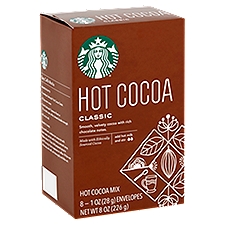 Starbucks Classic Hot Cocoa Mix, 1 oz, 8 count