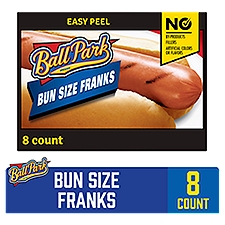Ball Park Bun Length Hot Dogs, Classic, 8 Count, 15 Ounce