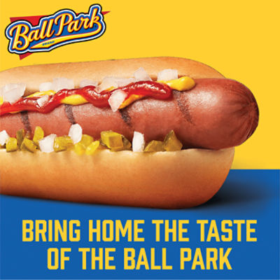 Ball Park Bun Length Hot Dogs, Beef, 8 Count