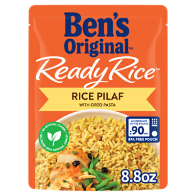 BEN'S ORIGINAL Ready Rice Rice Pilaf Flavored Rice, Easy Dinner Side, 8.8 ounce Pouch