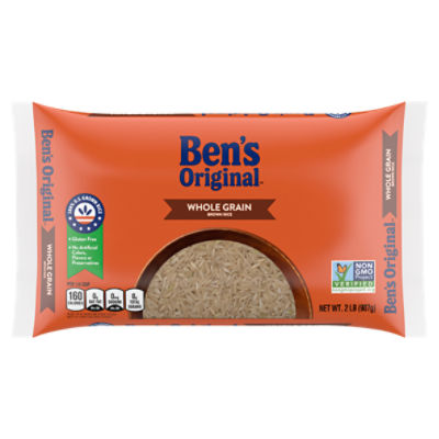 BEN'S ORIGINAL Whole Grain Brown Rice, 2 lb Bag
