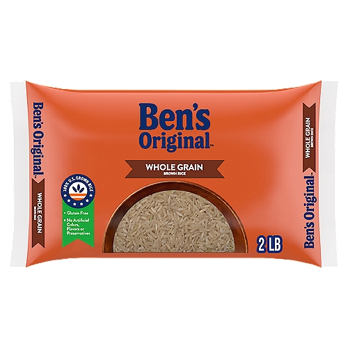 BEN'S ORIGINAL Whole Grain Brown Rice, 2 LB Bag