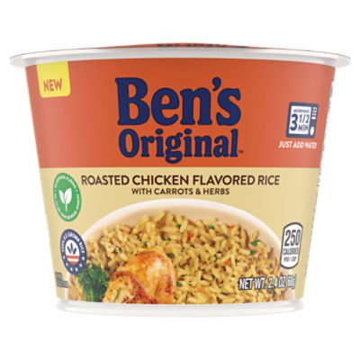 Ben's Original Roasted Chicken Flavored Rice with Carrots & Herbs, 2.4 oz